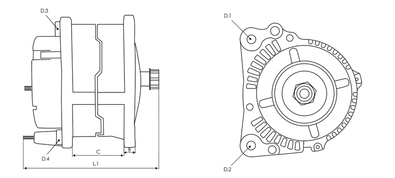 AS-PL A1046S Generator — CATERPILLAR, ATLAS COPCO, CASE IH