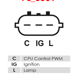 Denso A6201(DENSO) Generator — DAIHATSU