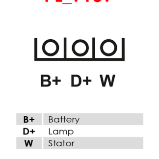 Denso A6481(DENSO) Generator — JCB, CATERPILLAR, AUDI