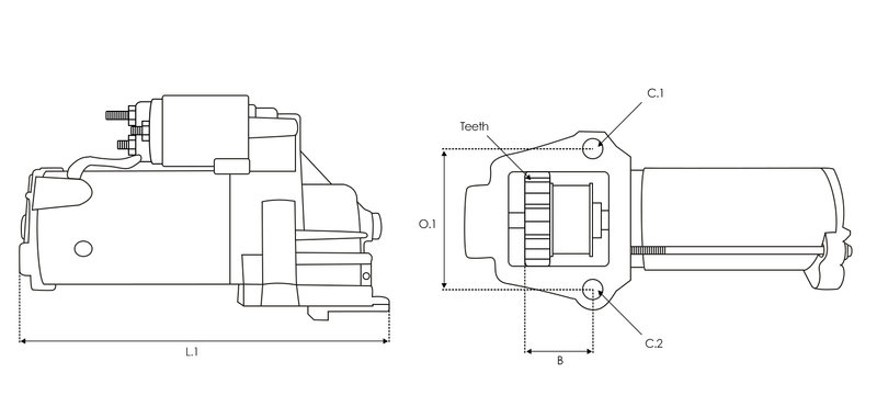 SEG Automotive S0933(SEG) Startmotor — BMW