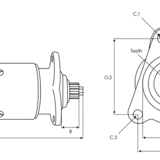 Letrika S9466(LETRIKA) Startmotor — VOLVO, FENDT